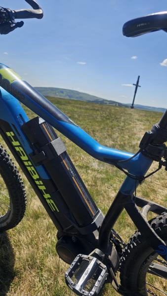 RS-Mount Akkumount passend zu Haibike mit YAMAHA/BOSCH Motor und MRS-Schiene